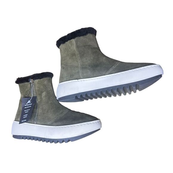 Aquatalia Alison Ankle Boot in Herb/Black NWT Size 5 - Picture 5 of 10